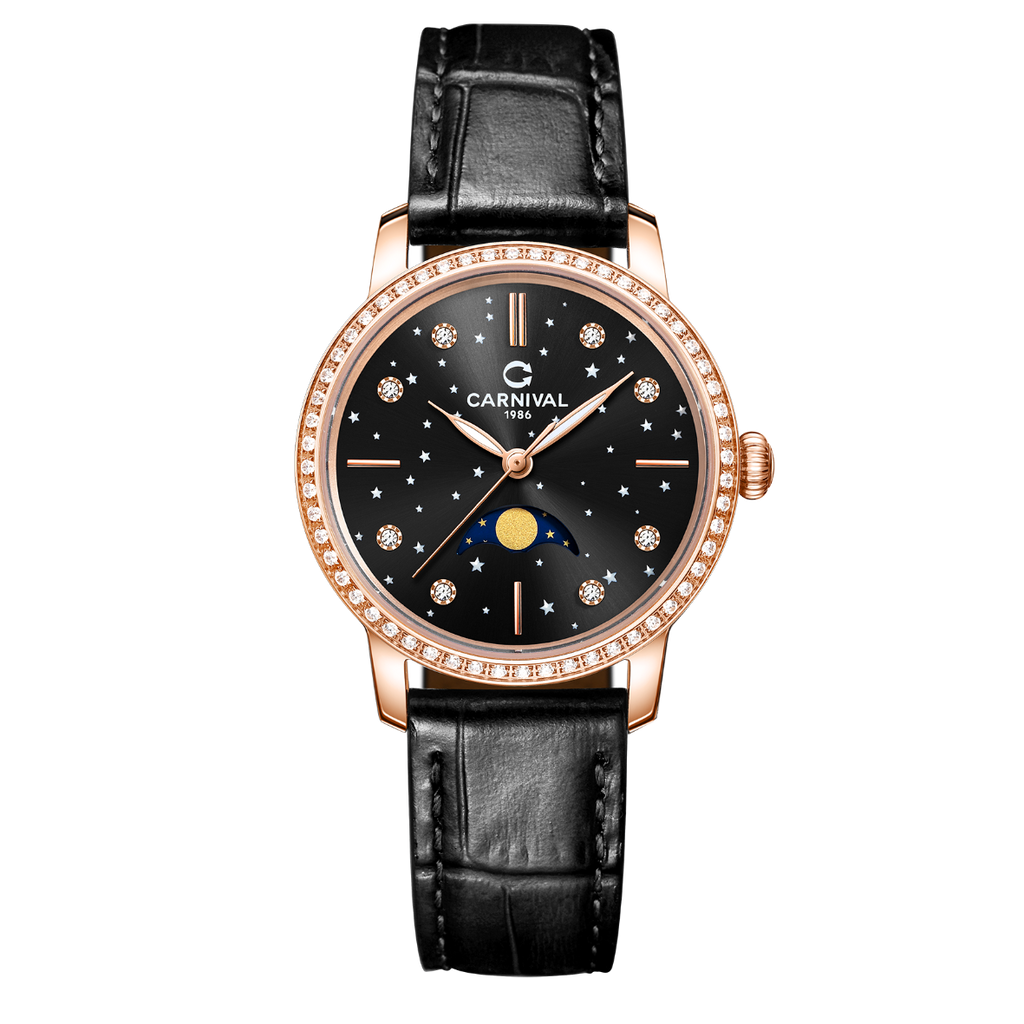 Carnival 8193L2 Rosegold Đen ( 8193L2-VH-DD-D)
