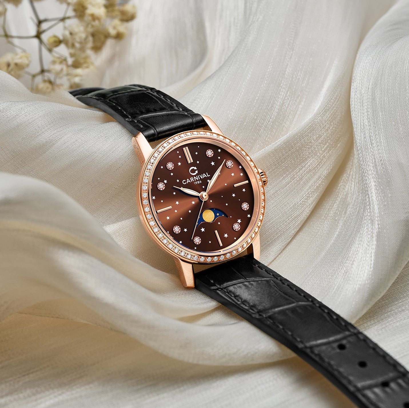 Carnival 8193L2 Rosegold Nâu ( 8193L2-VH-DD-N)