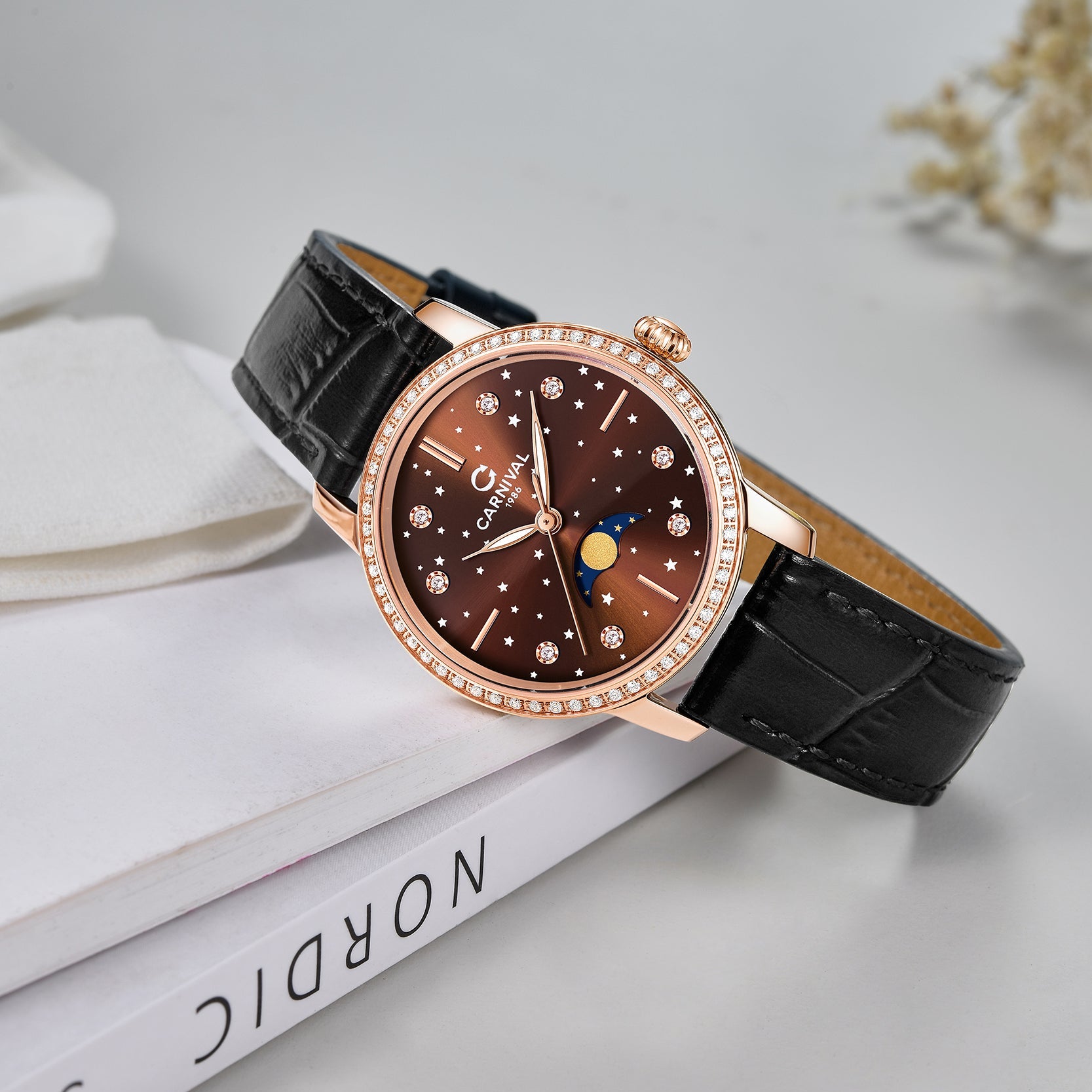 Carnival 8193L2 Rosegold Nâu ( 8193L2-VH-DD-N)