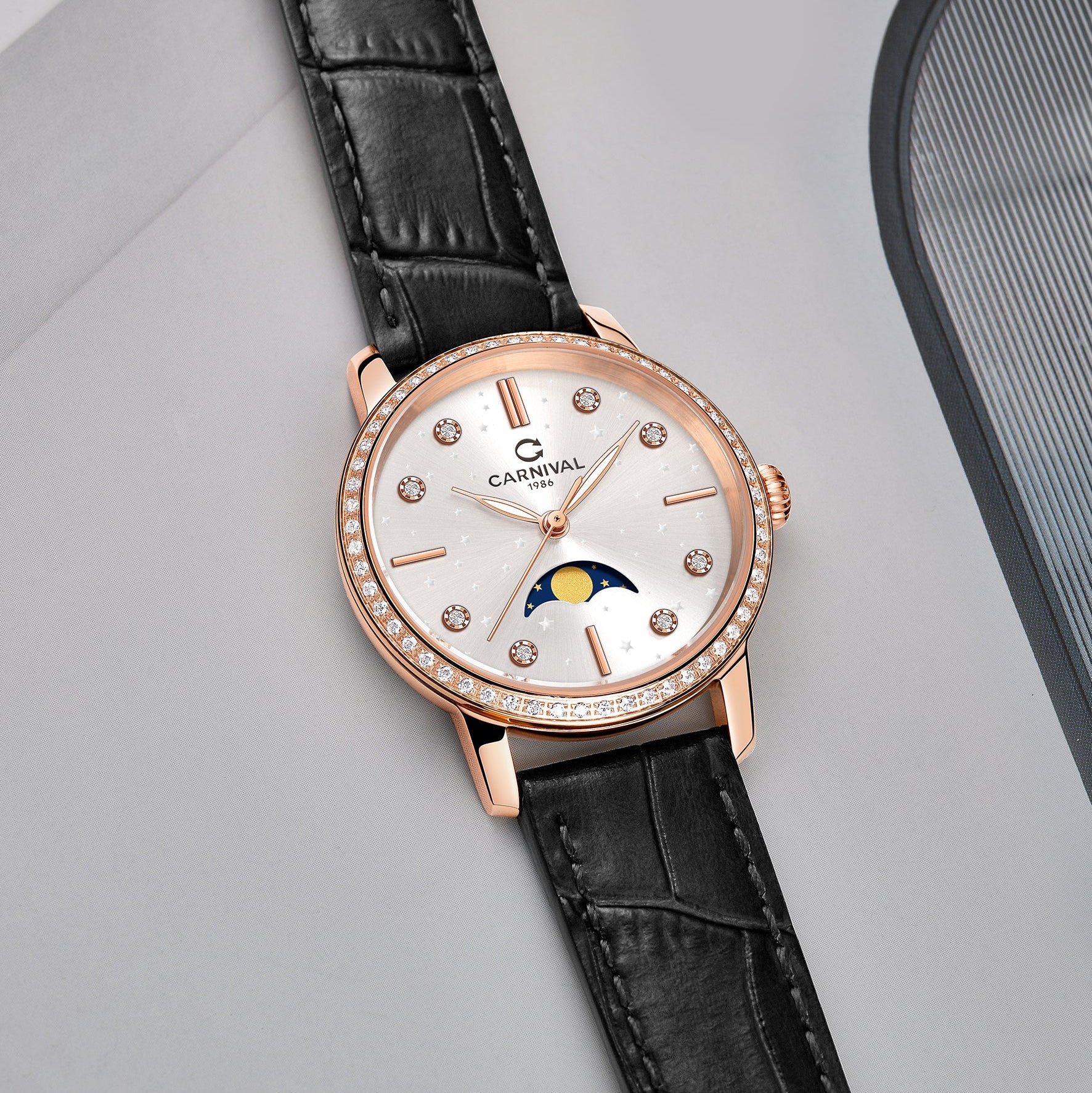 Carnival 8193L2 Rosegold Trắng ( 8193L2-VH-DD-T)