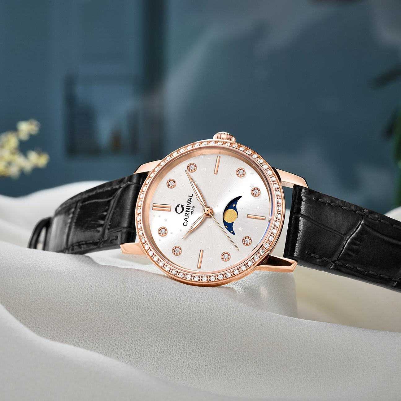 Carnival 8193L2 Rosegold Trắng ( 8193L2-VH-DD-T)