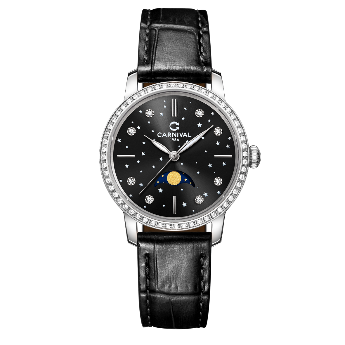 Carnival 8193L2 Bạc Đen ( 8193L2-VT-DD-D)