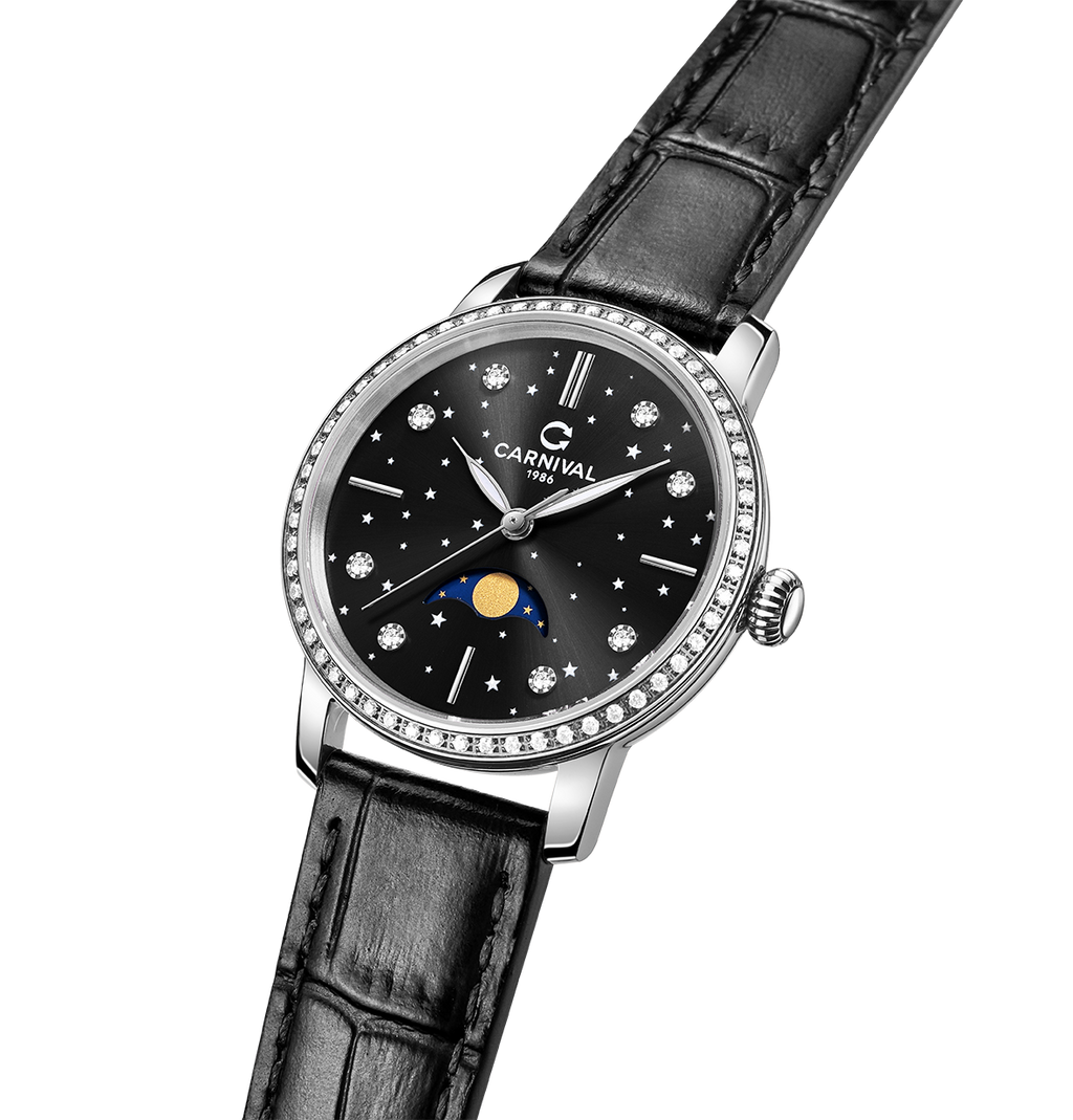 Carnival 8193L2 Bạc Đen ( 8193L2-VT-DD-D)