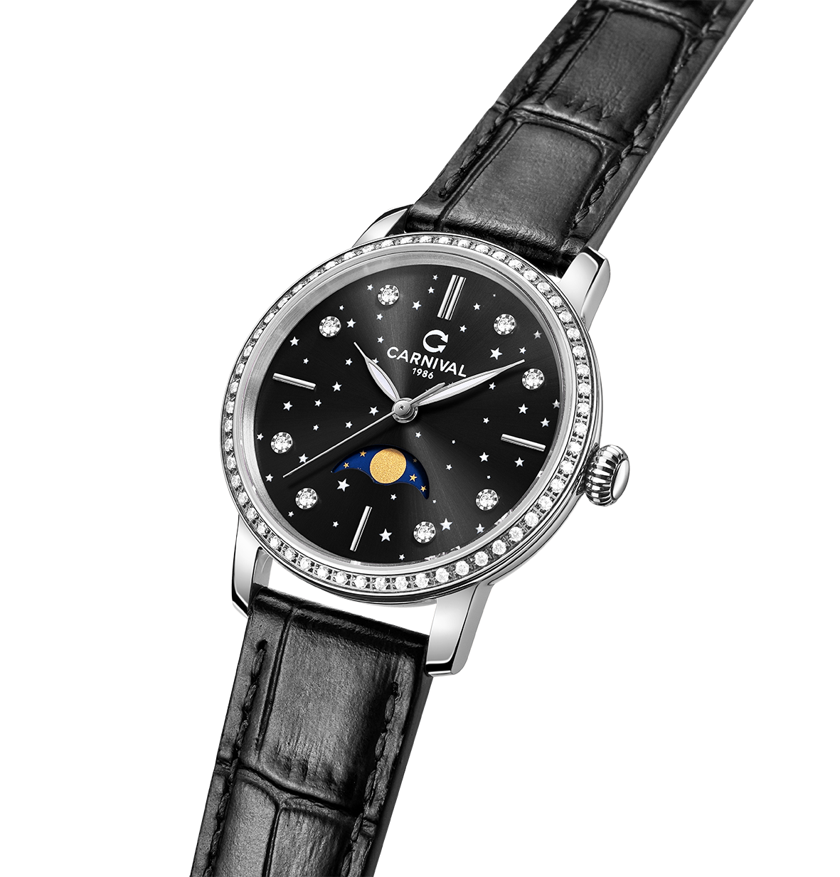 Carnival 8193L2 Bạc Đen ( 8193L2-VT-DD-D)