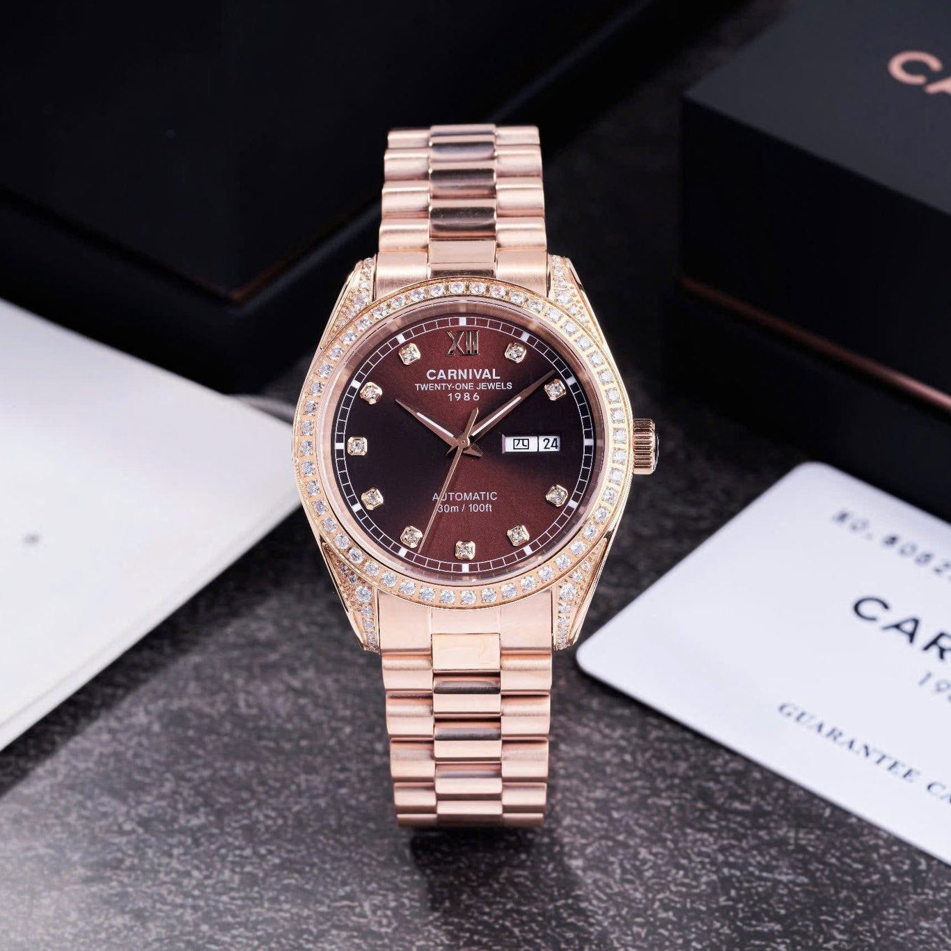 Carnival 8907G Rosegold Nâu ( 8907G-VH-N)