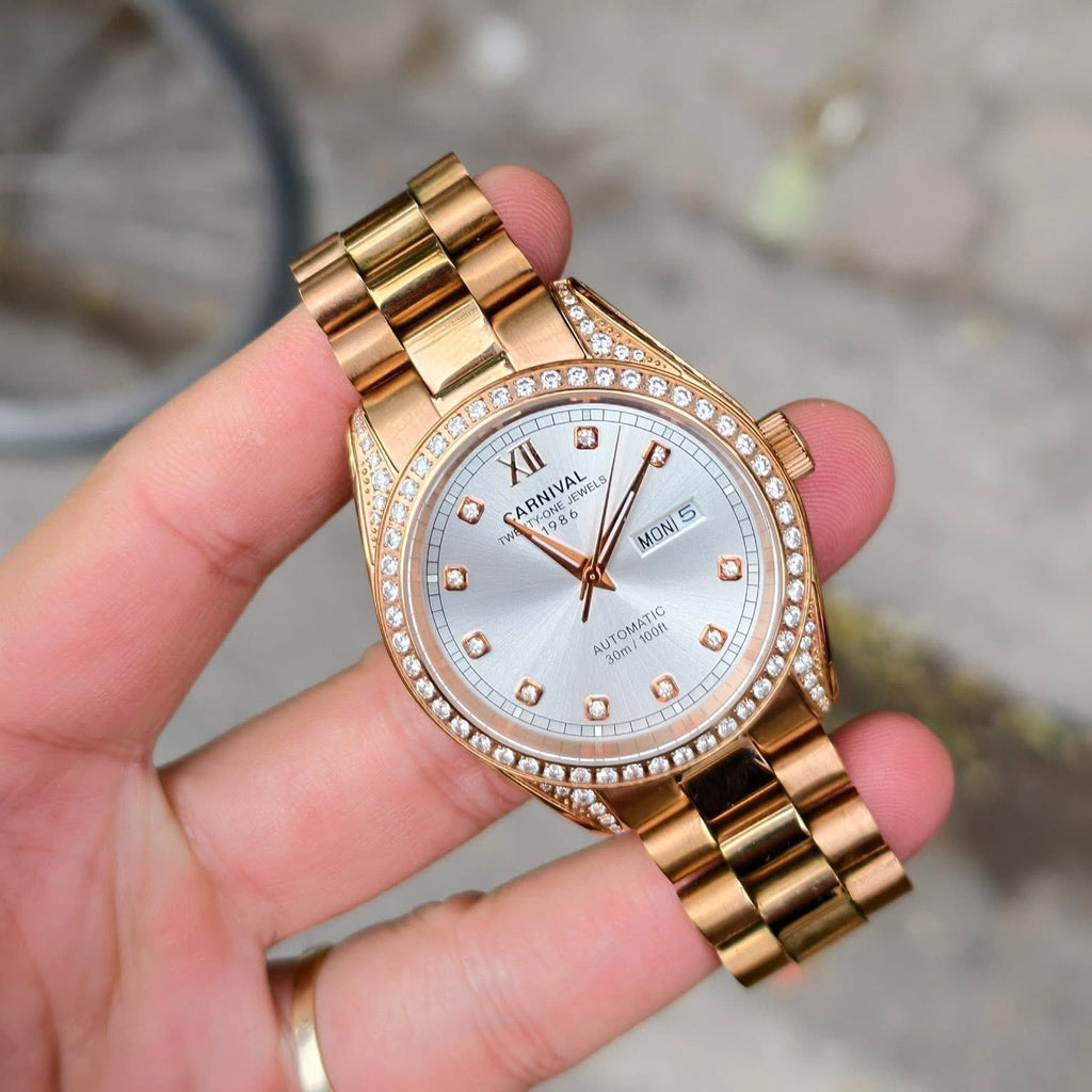 Carnival 8907G Rosegold Trắng ( 8907G-VH-T)