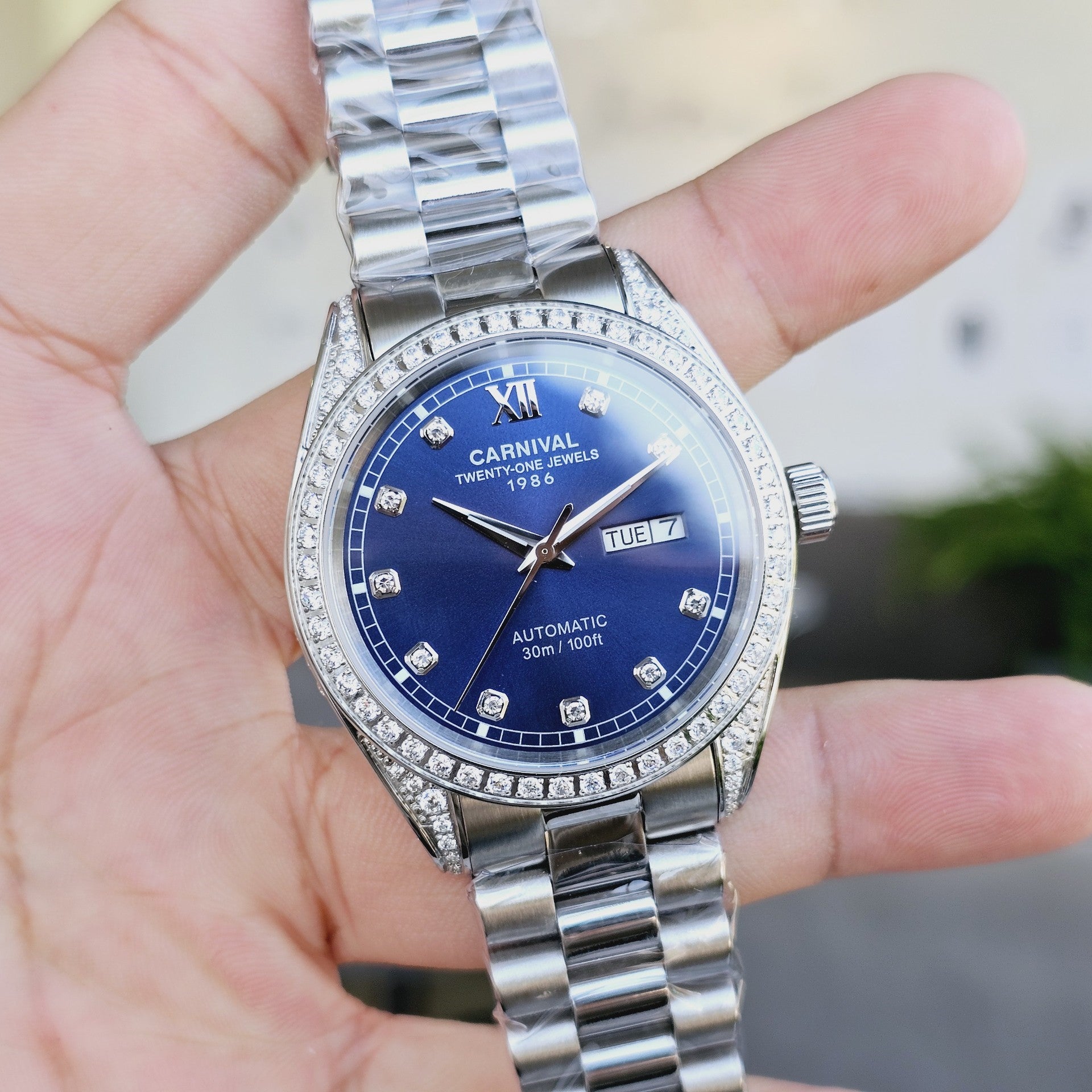 Carnival 8907G Bạc Xanh ( 8907G-VT-X)