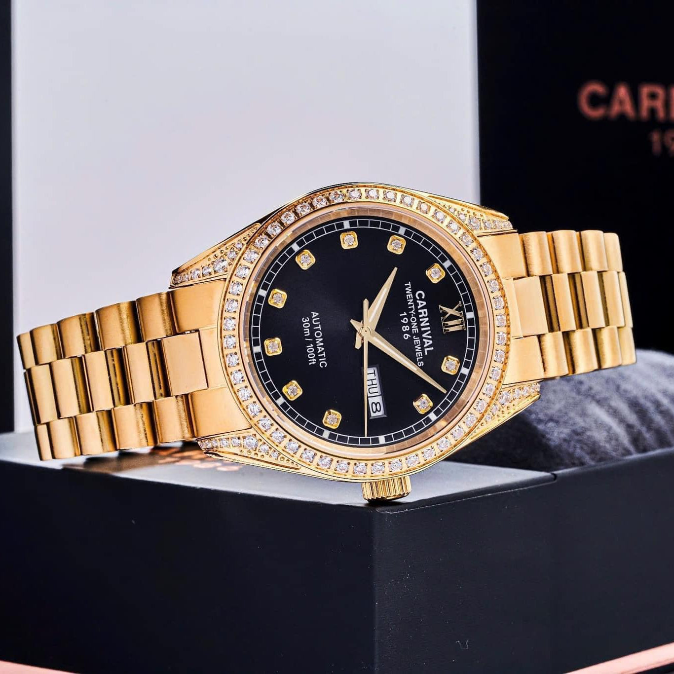 Carnival 8907G Gold Đen ( 8907G-VV-D)
