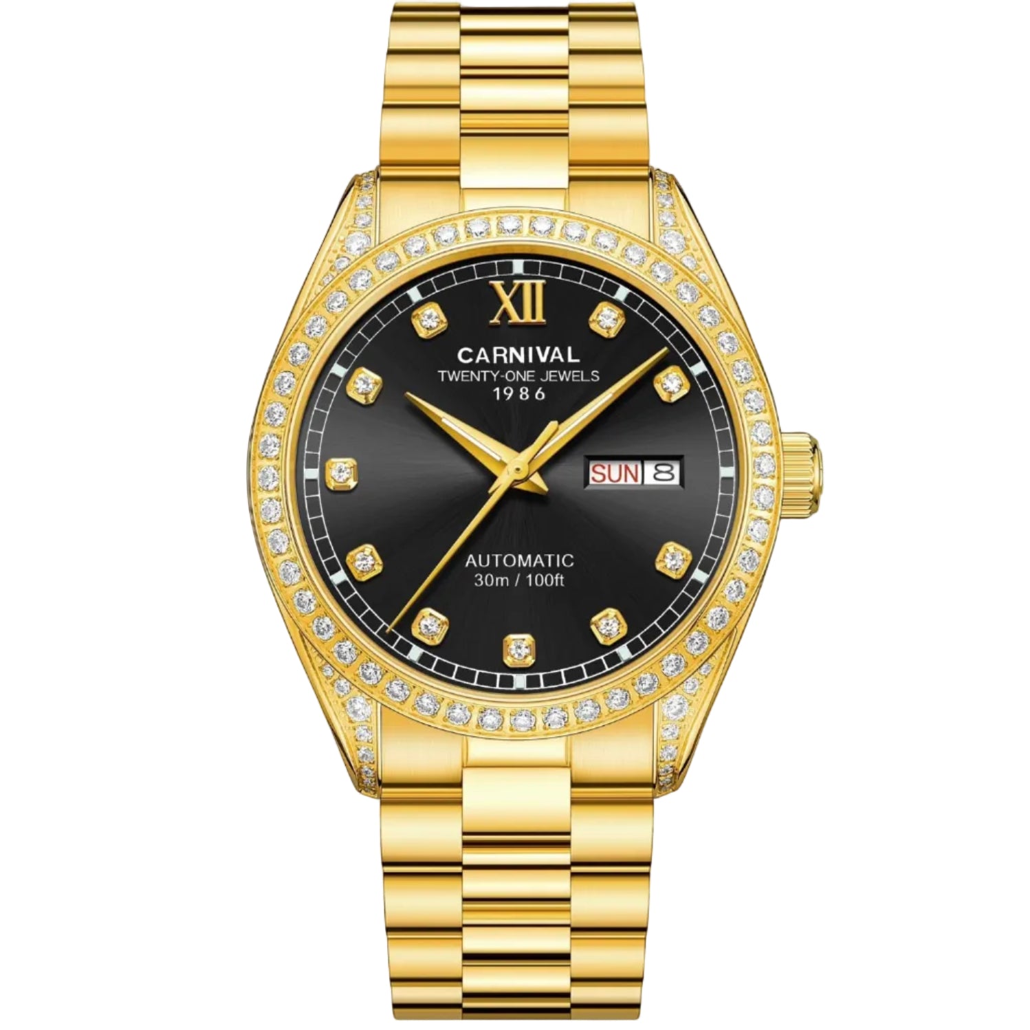 Carnival 8907G Gold Đen ( 8907G-VV-D)