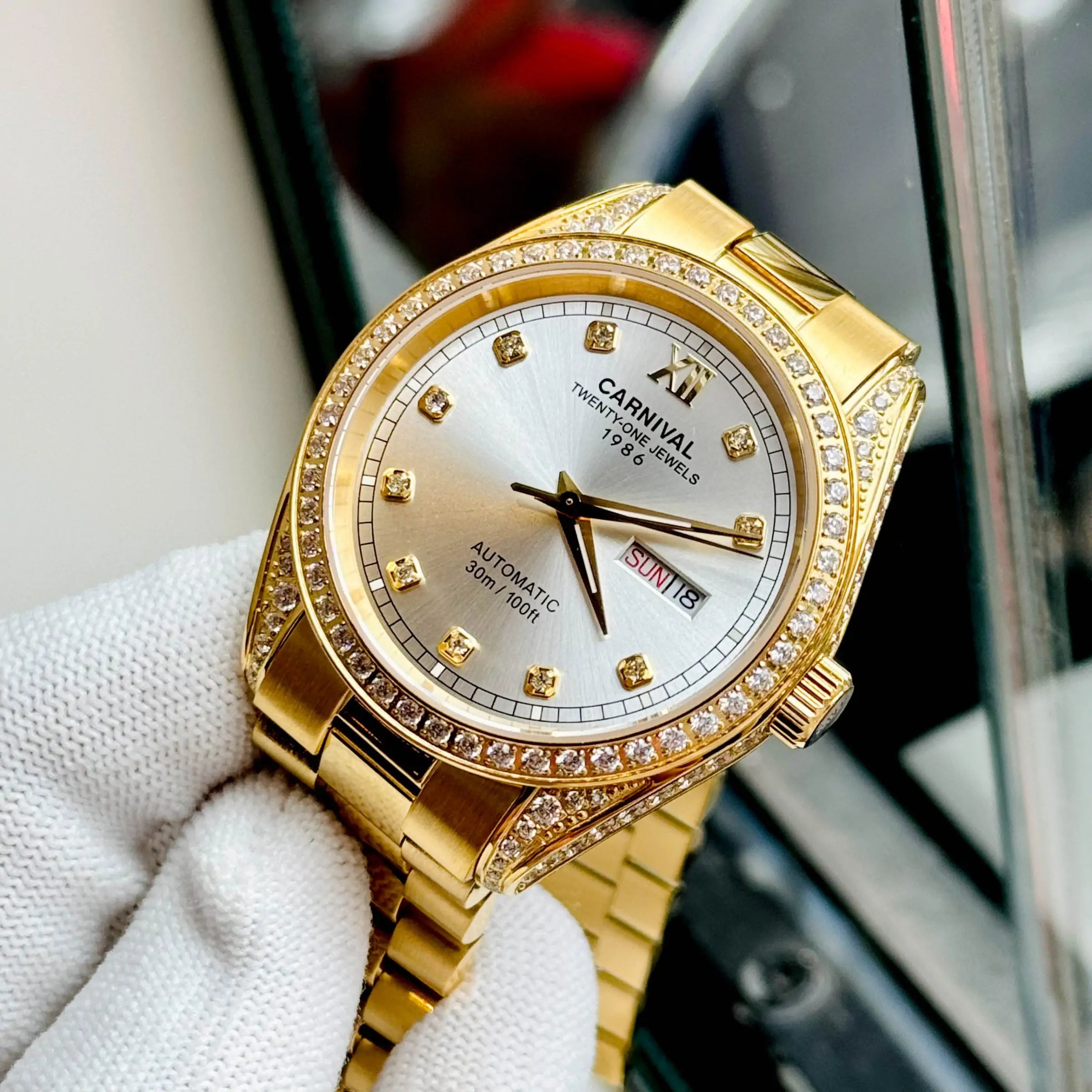 Carnival 8907G Gold Trắng ( 8907G-VV-T)