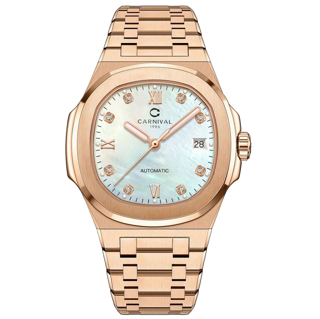 Carnival 8160G Rosegold Xà Cừ Trắng ( 8160G-VH-TK)