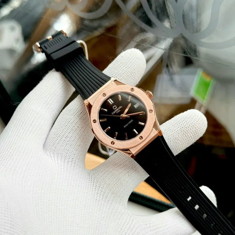 Carnival 8168L Rosegold Đen ( 8168L-VH-DCS-D)