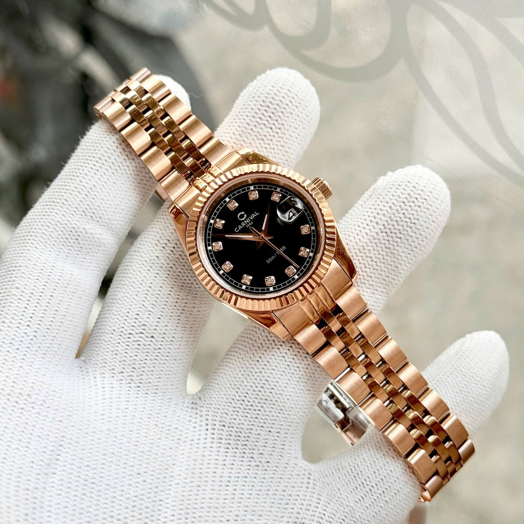 Carnival 8131L Rosegold Đen ( 8131L-VH-D)