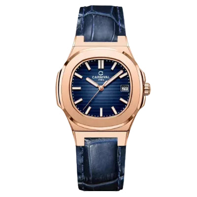 Carnival 8161L Rosegold Xanh Dây Da ( 8161L-VH-DD-X)